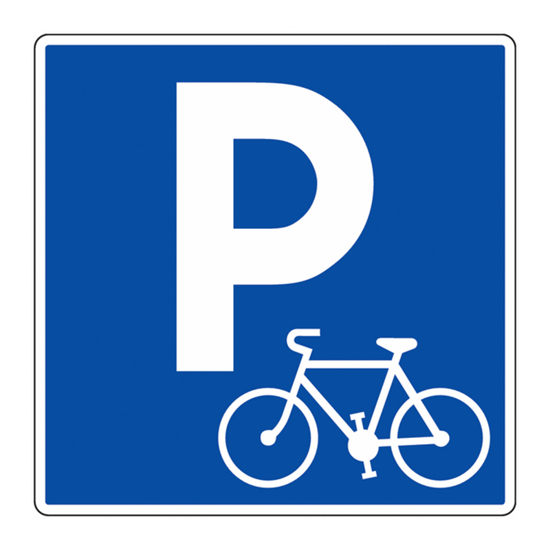 Signalétique parking réservé aux vélos